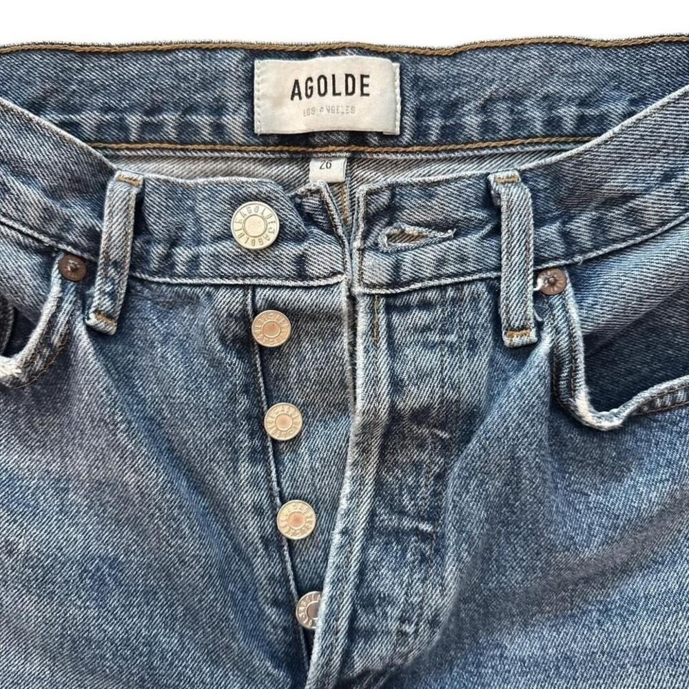 AGOLDE 90s Crop Mid Rise Straight 26